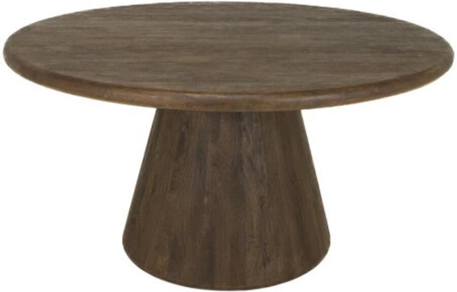 Tower Living Eettafel Asti rond mangohout 150 cm Bruin