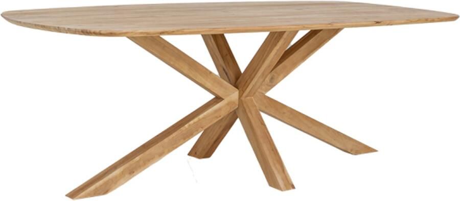 Tower Living Eettafel Crotone Deens ovaal acacia 240 cm Naturel