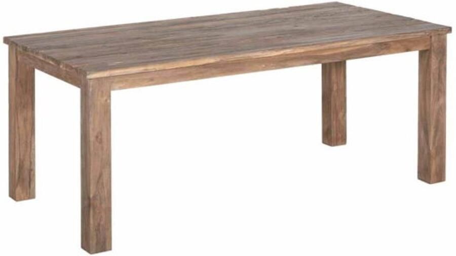 Tower Living Eettafel Lorenzo rechthoekig teakhout 160x90 cm Landelijk