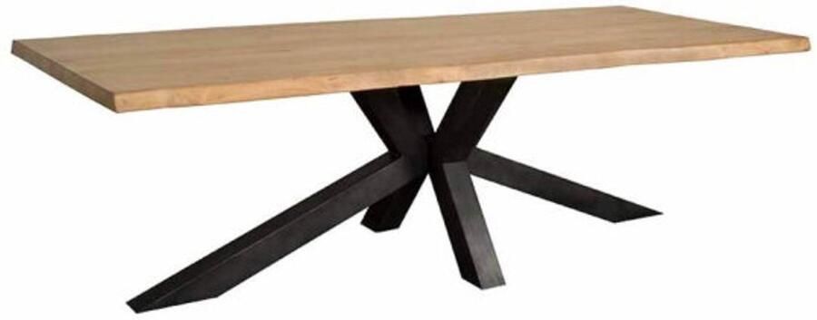 Tower Living Eettafel Sovana boomstamblad Acaciahout 220x100 cm Naturel