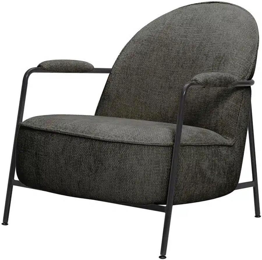 Tower Living fauteuil Amelia met arm antraciet
