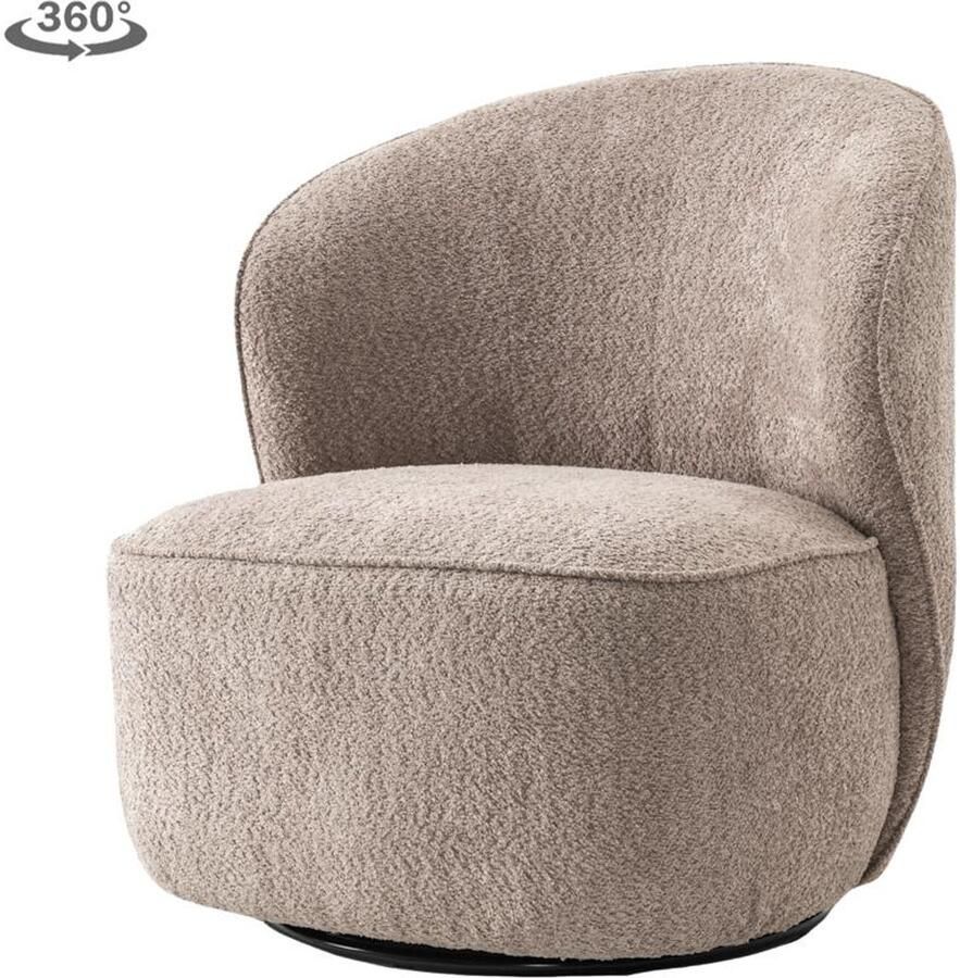 Tower Living fauteuil Belvi draaibaar oud roze