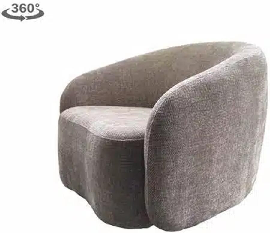 Tower Living fauteuil Castro draaibaar met arm beige