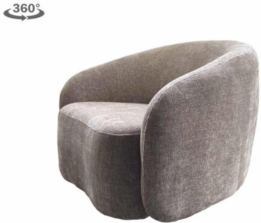 Tower Living Castro Fauteuil fabric Haga 30 beige (draaibaar) - Foto 2