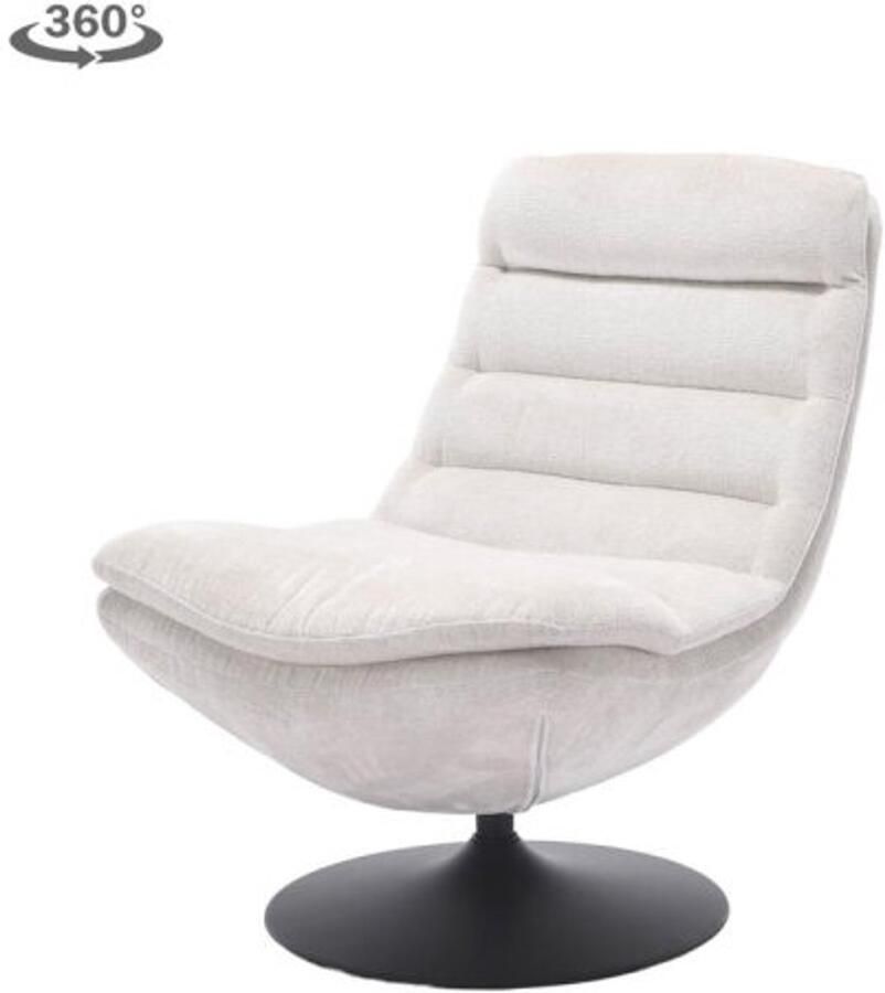 Tower Living Marano Fauteuil Harmony 02 almond white (draaibaar)