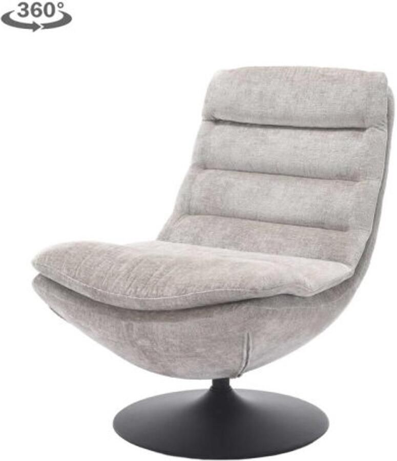 Tower Living Marano Fauteuil Harmony 04 ice grey (draaibaar)