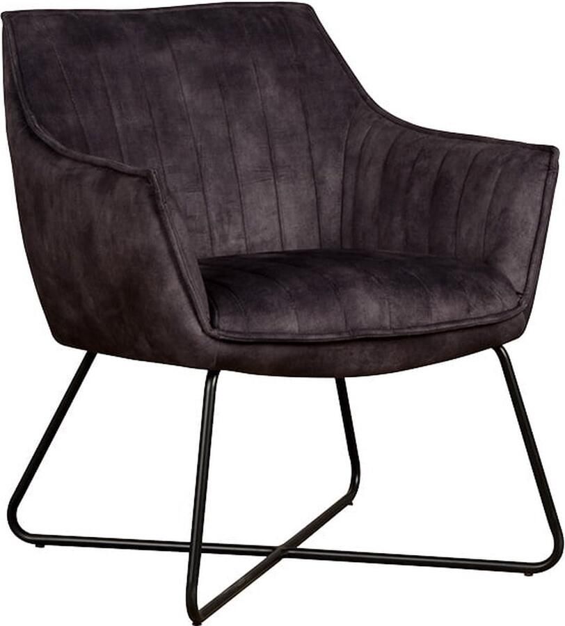 Tower Living fauteuil Monte met arm antraciet