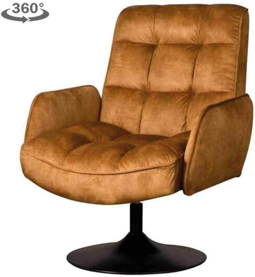 Tower Living Tropea Fauteuil Adore yellow 15 (draaibaar)