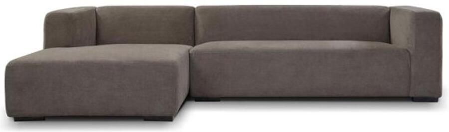 Tower Living Glasgow 2 5-AR + Chaise L Enjoy 456 Iron Grey