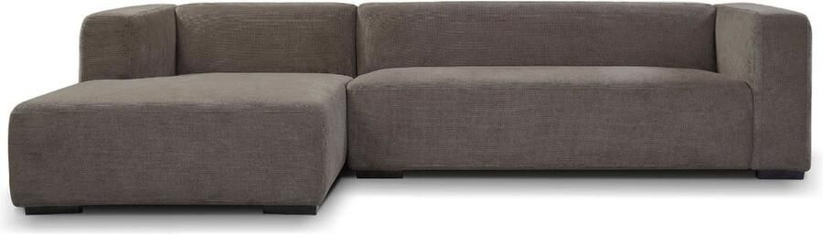 AnLi Style Anli-Style Tower living Glasgow 2 5-seater AR + Chaise Lounge L Grey