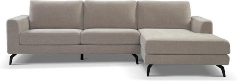 Tower Living Highlands 2 5-AL + Chaise R Nature 450 Grey