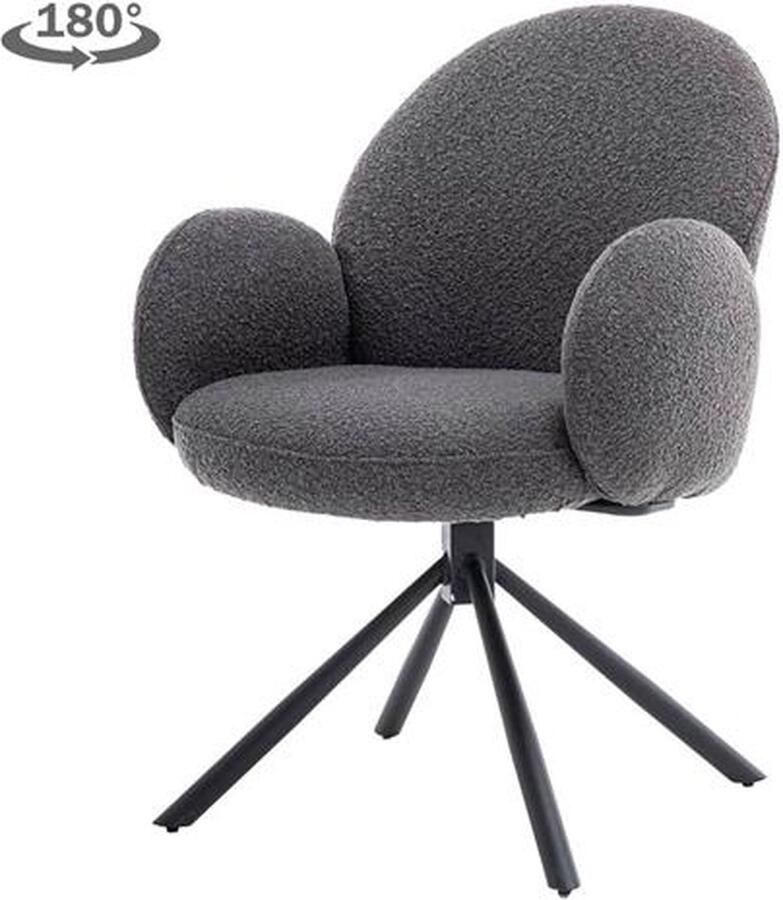 AnLi Style Anli-Style Tower living Imola swivel armchair Anthracite