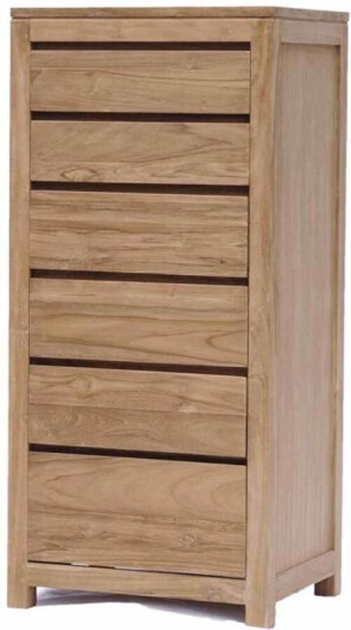 Tower Living Ladekast Corona teakhout 60x46x130 cm