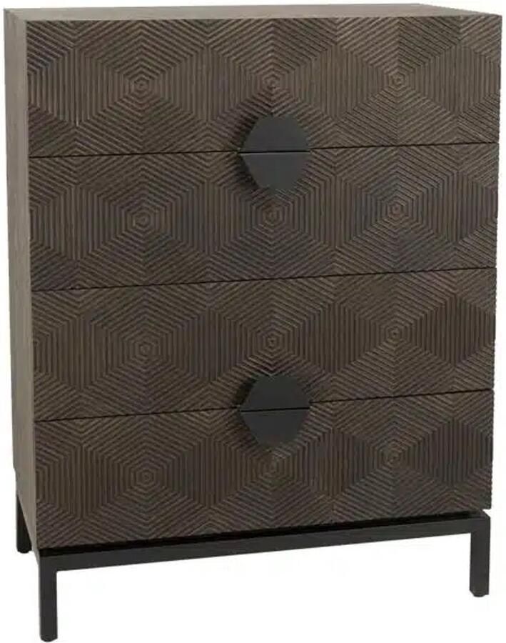 Tower Living ladekast San Marino 85x45x110 cm eiken