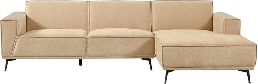 AnLi Style Anli-Style Tower living Leeds 2 5-seater AL + Chaise Lounge R Beige