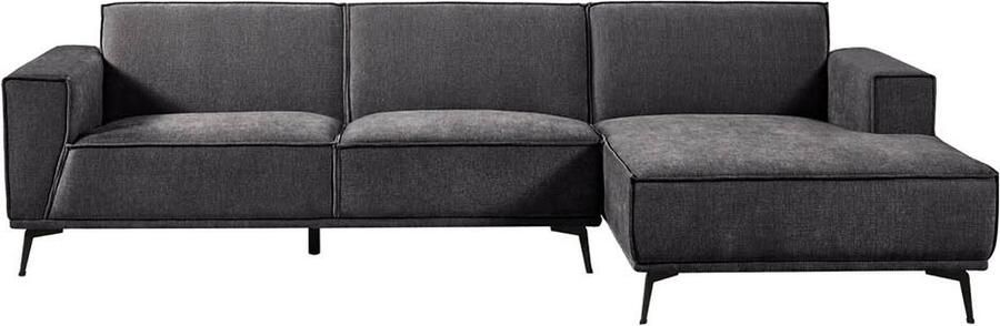 Tower Living Leeds 2 5-seater AL + Chaise Lounge R Black Blue