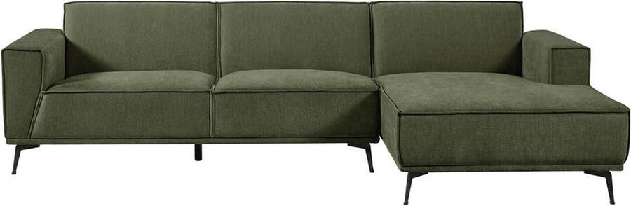 Tower Living Leeds 2 5-seater AL + Chaise Lounge R Bottle Green