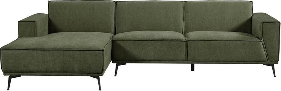 Tower Living Leeds 2 5-seater AR + Chaise Lounge L Bottle Green