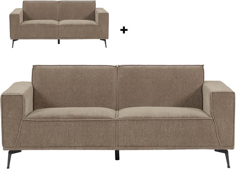 AnLi Style Anli-Style Tower living Leeds 3 ALR + 2 5 ALR seater Moss grey