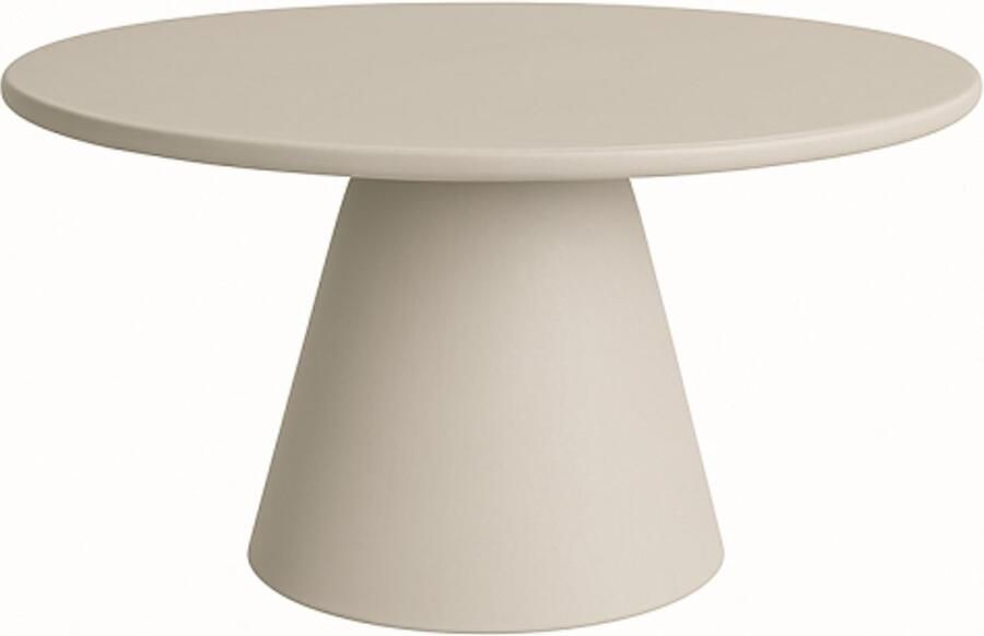 Tower Living Mello Eettafel rond beton ciré 130 cm Beige - Foto 2