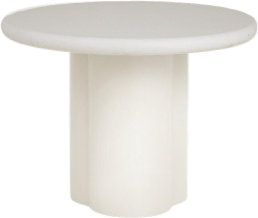 Tower Living Melzo Bijzettafel rond wit 60 cm