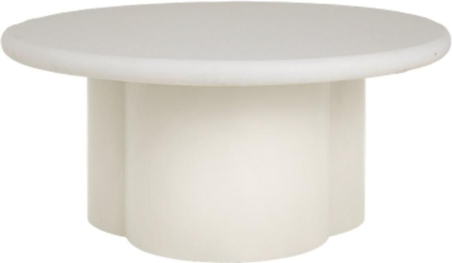 Tower Living Melzo Salontafel rond wit 90 cm