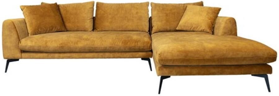 Tower Living Nottingham 2 5-AL + Chaise R Adore 015 Yellow Orange