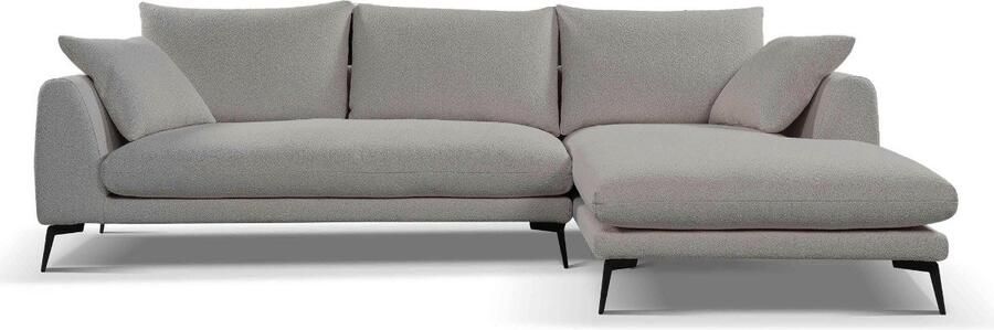 AnLi Style Tower living nottingham 2 5-al + chaise r copenhagen 803 cement grey