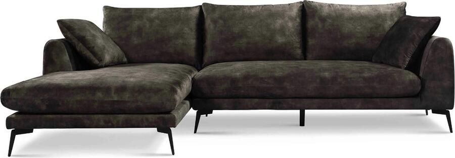 AnLi Style Tower living nottingham 2 5-ar + chaise l adore 017 grey olive