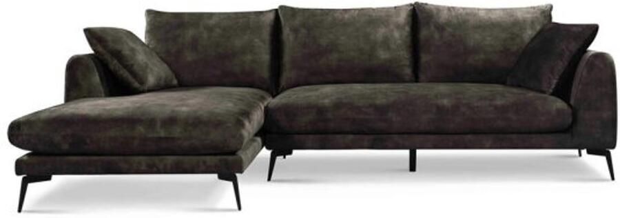 Tower Living Nottingham 2 5-AR + Chaise L Adore 017 Grey Olive