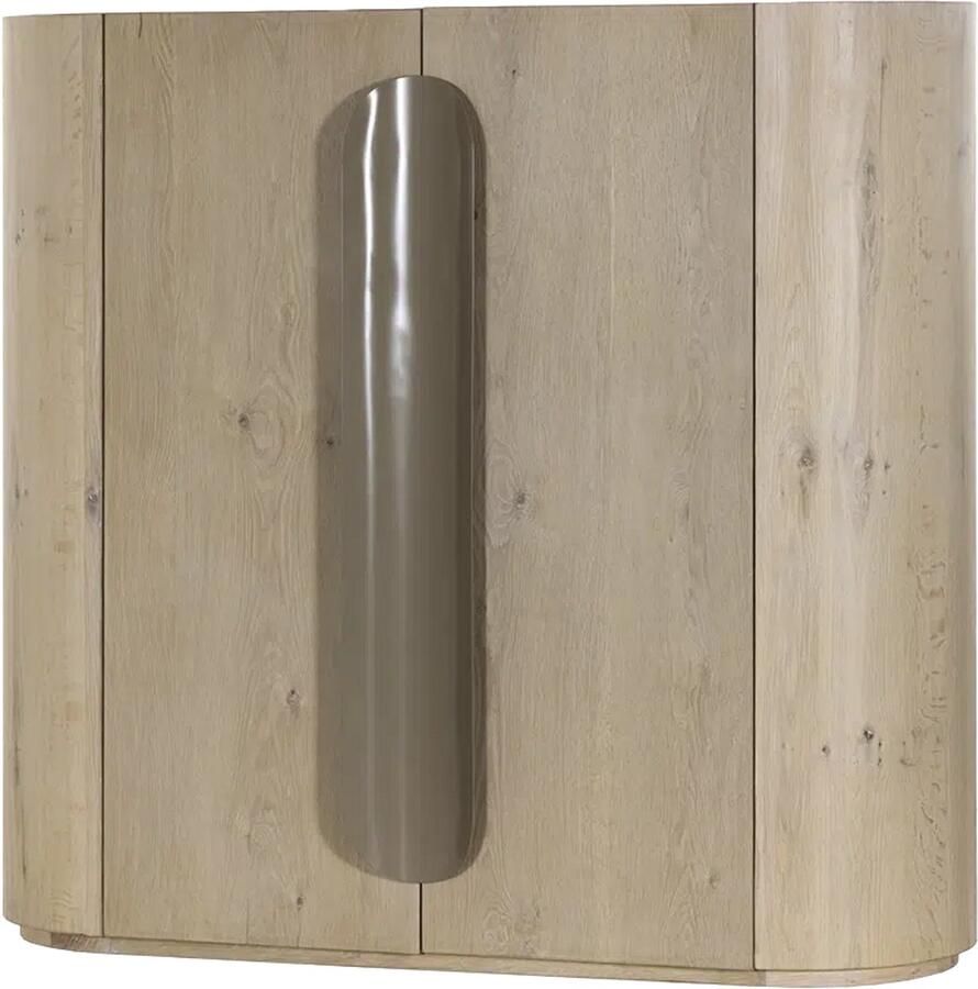 Tower Living Opbergkast Allure eiken 150x50x140 cm White wash