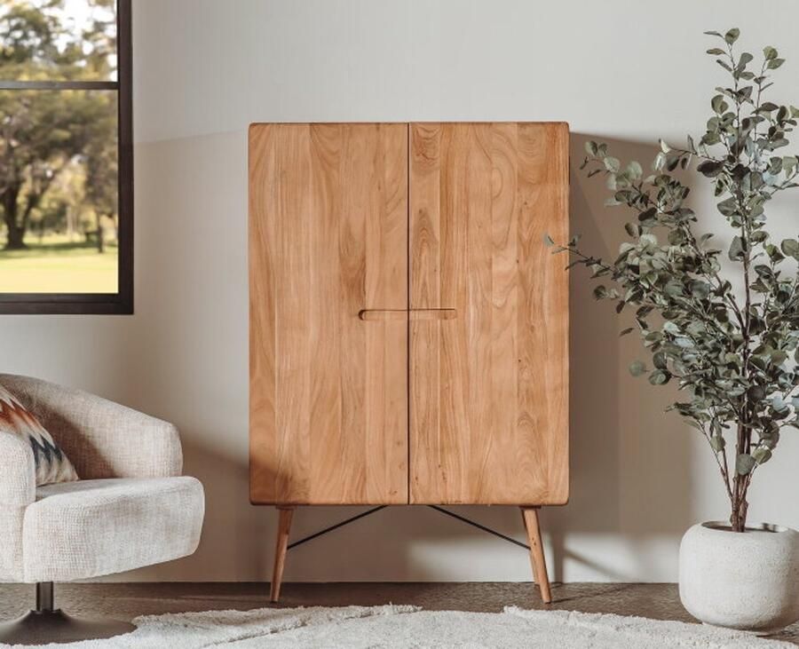 Tower Living Opbergkast Aura acaciahout 100 cm Naturel