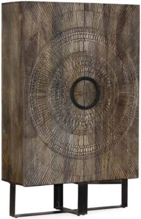 Tower Living opbergkast Padua 120x48x190 cm mangohout