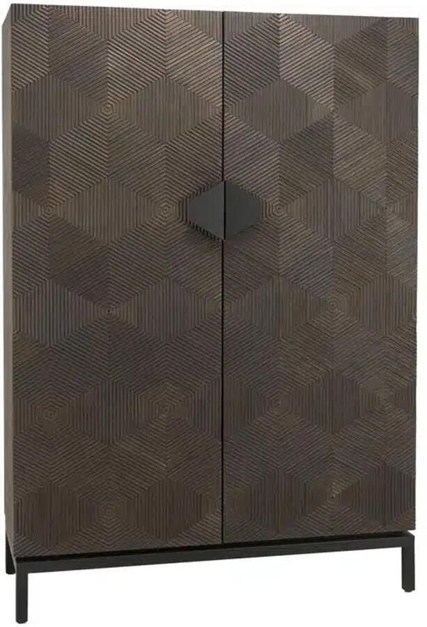 Tower Living opbergkast San Marino 110x45x160 cm eiken