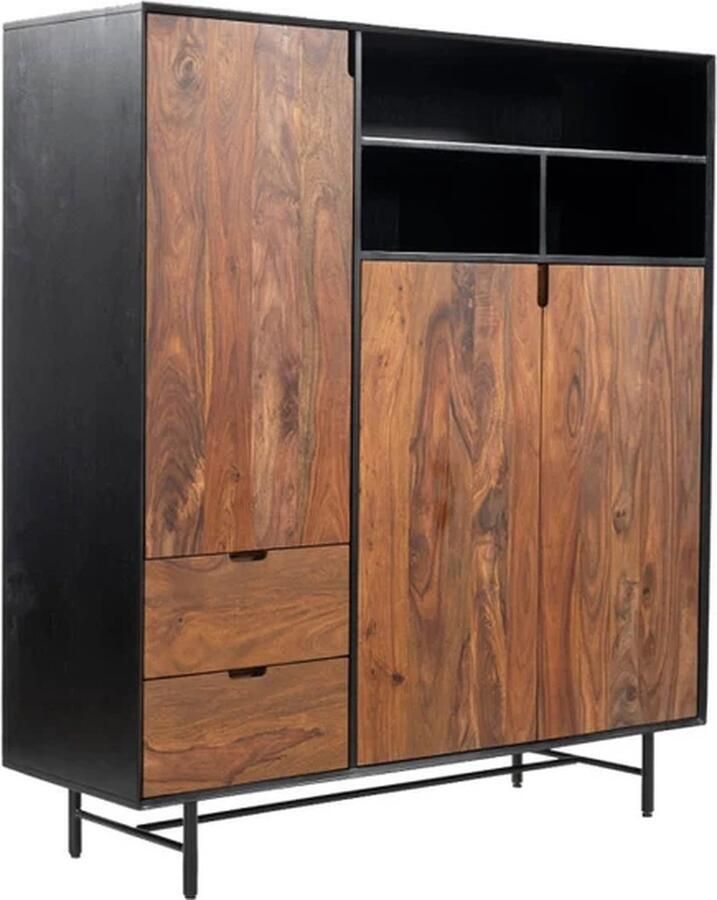 Tower Living opbergkast Taviano 135x45x150 cm Sheesham hout