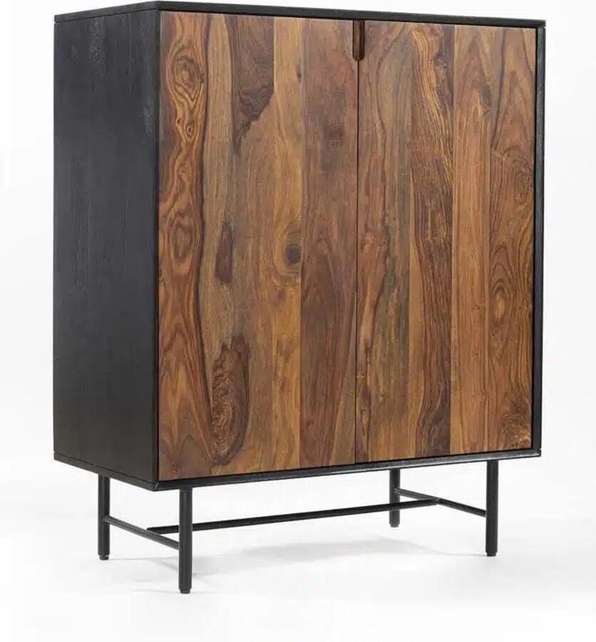 Tower Living opbergkast Taviano 90x45x110 cm Sheesham hout