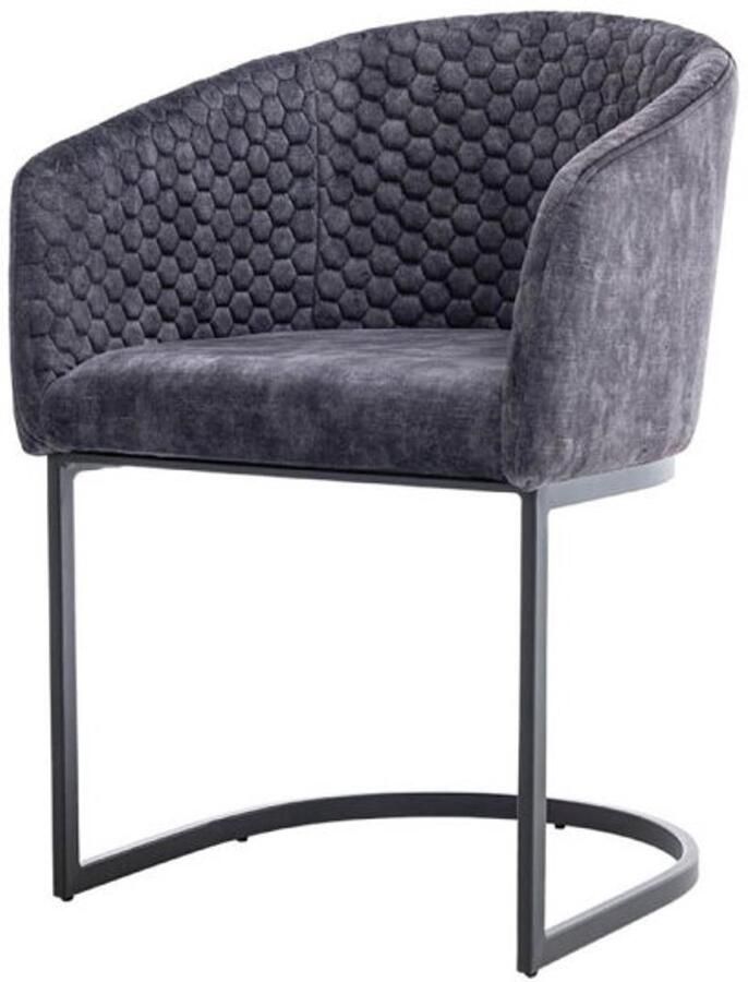 Tower Living Pellaro Armstoel fabric Adore 29 Dark grey