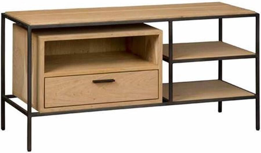 Tower Living Pineto sidetable 1 drw. + open + 2 shelves 117x40x58