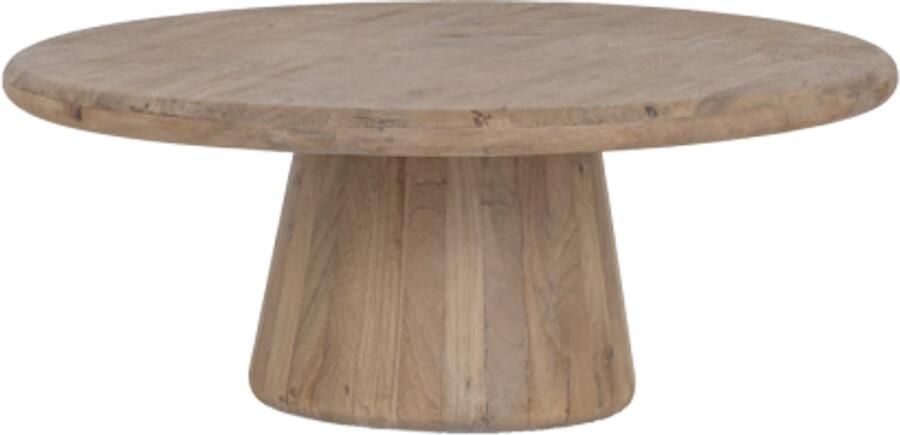 Tower Living Salontafel Asti rond mangohout 90 cm Naturel