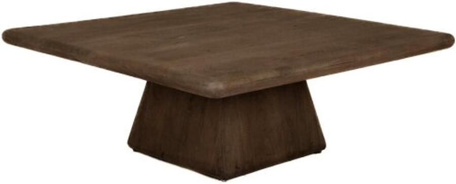 Tower Living Salontafel Asti vierkant mangohout 90x90 cm Bruin