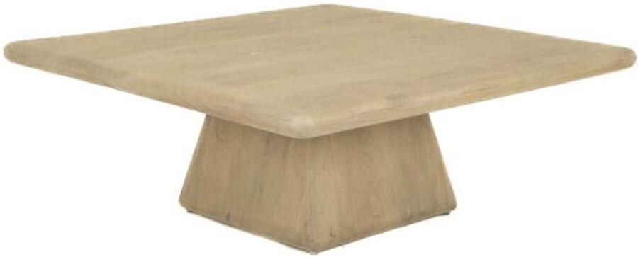 Tower Living Salontafel Asti vierkant mangohout 90x90 cm Naturel