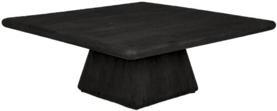 Tower Living Salontafel Asti vierkant mangohout 90x90 cm zwart