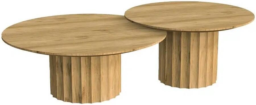 Tower Living salontafel Crotone set van 2 acacia