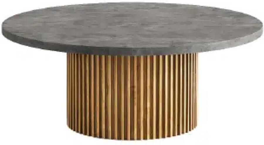 Tower Living salontafel Palazzo rond 100x100x40 cm teak