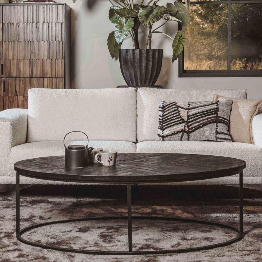 Tower Living Salontafel Viola 135 cm Zwart