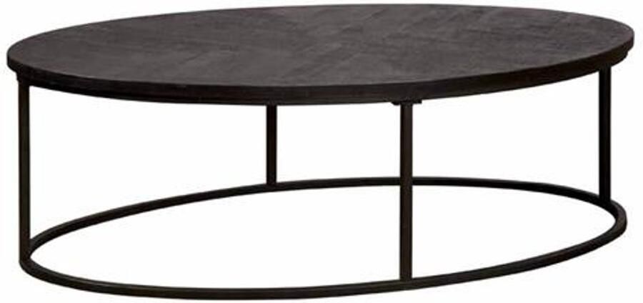 Tower Living Viola salontafel ovaal 135 cm zwart - Foto 2