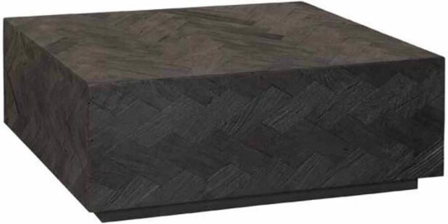 Tower Living Salontafel Ziano Visgraat 80x80 cm zwart