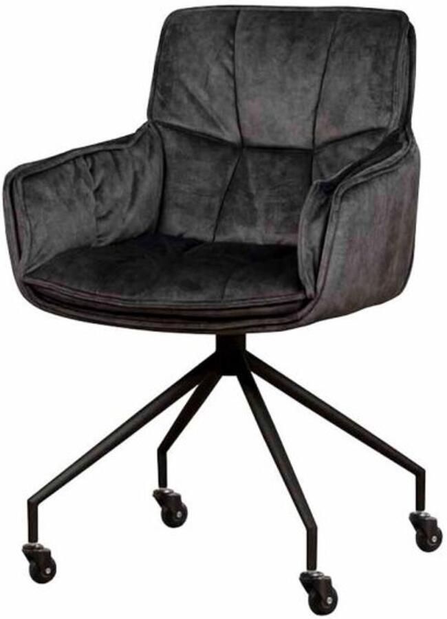 Tower Living Saronno Armstoel fabric Dark grey YC193915