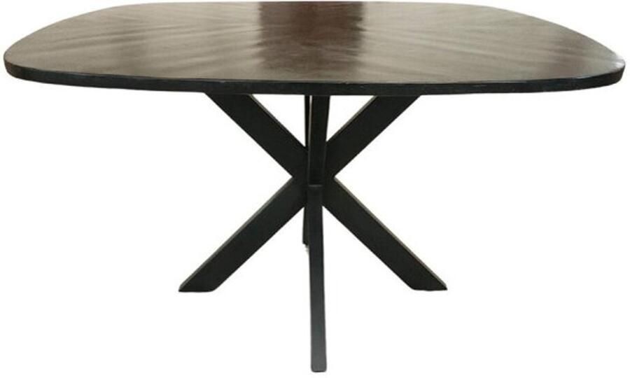 Tower Living Silvi Eetkamertafel zwart 130 cm