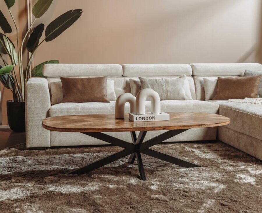 Tower Living Silvi Salontafel naturel 130 cm